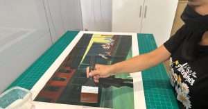 UV varnish finishing